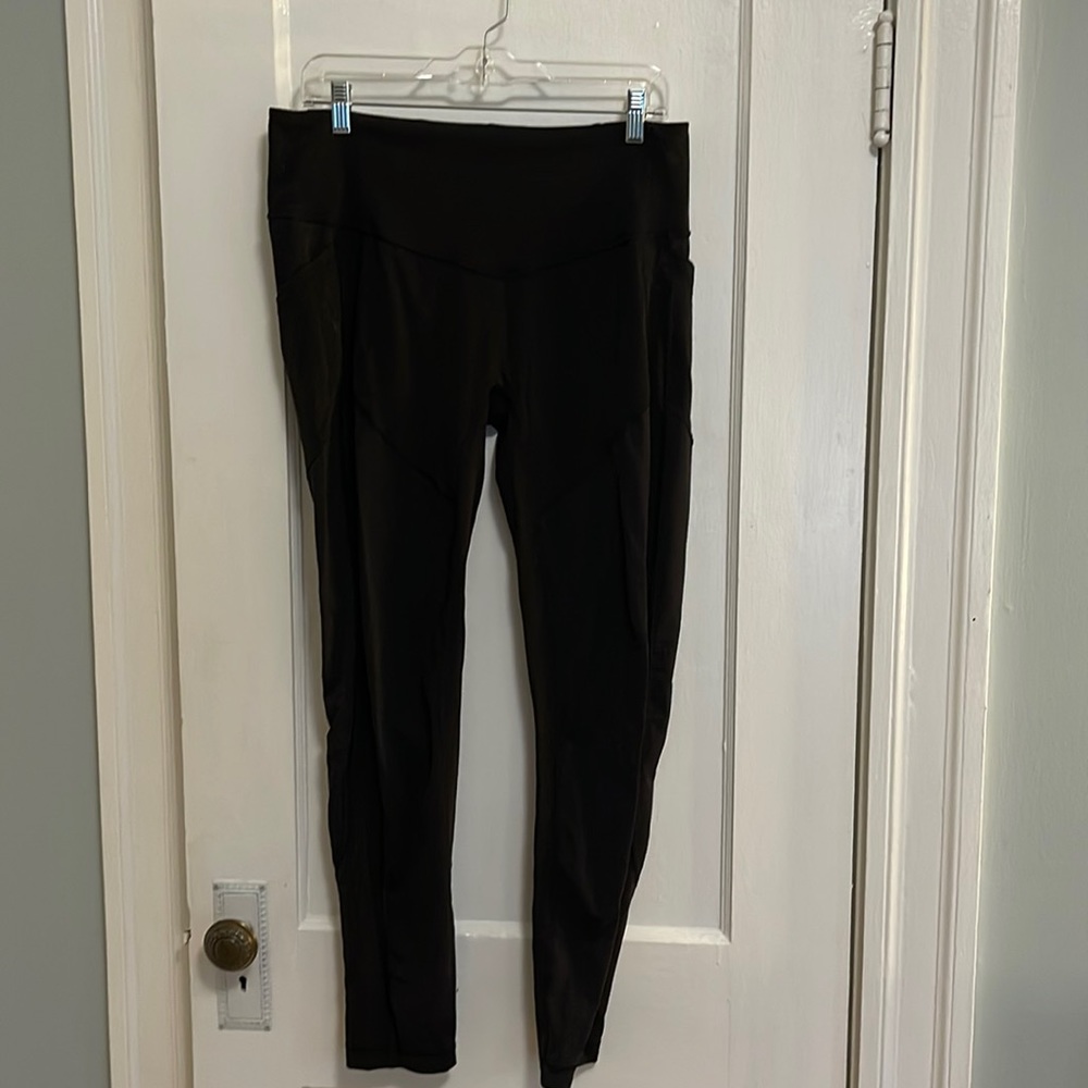 Lulemom black womens leggings full length